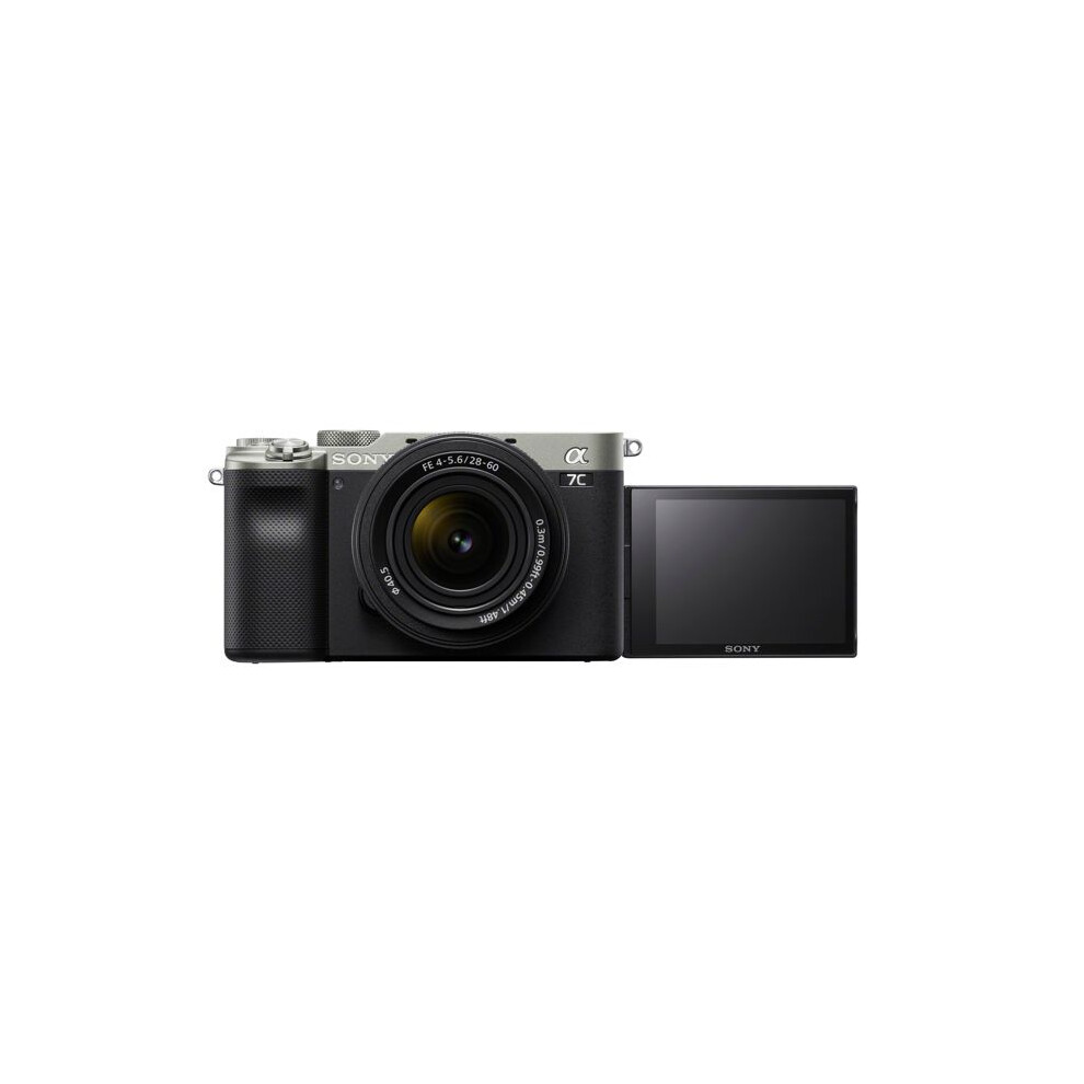 Sony Alpha 7 C | Full-frame Mirrorless Camera with FE 28-60mm F4-5.6 Interchangeable Zoom Lens (Compact and Lightweight, Real-time Autofocus, 24.2 Megapixels, 5-Axis Stabilisation) - Silver - Image 2