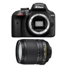 Cámara réflex digital (kit) - NIKON - D3400 - Objetivo AF-S DX 18-105 mm - F/3.5-5.6 - Bluetooth