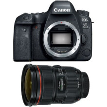 Reflex digital - CANON - EOS 6D Mark II - Sensor de formato completo - EF 24-70mm f/2.8 L II incluido - 6,5 im./s