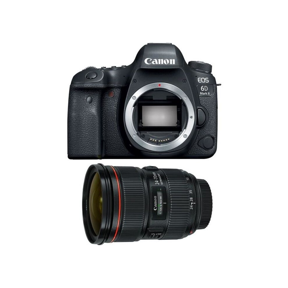 E-Globaltech Canon Eos 6D Mark Ii Full-Frame Dslr Camera With 24-70Mm F/2.8 Lens Kit | Wowcher - Image 2