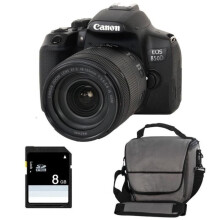 CANON EOS 850D + EF-S 18-135mm f/3.5-5.6 IS USM Garantía 3 años + Bolsa + Tarjeta SD 4Go