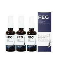 1-3x Feg Organic-anti Hair Loss Hair Growth Cure Oil for Thicker Long Hair 50ml