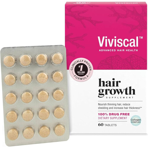 VIVISCAL EXTRA HAIR GROWTH SUPPLEMENT 60 TABLETS