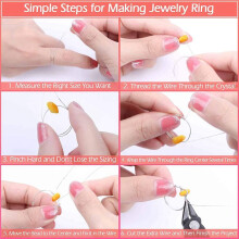 800 Pcs Crystal Gemstones Beads for Jewelry Ring Making, Jewelry Stone Chip Beads for Earring and Bracelets Making