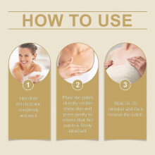 Women's Chest Patch - Nourishing Firming Invisible Breast Care Strips with Royal Jelly Vitamin E