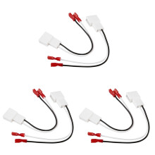 3X 72-8104 Car Speaker Connector Harness Adapter for Camry 4 Runner Tacoma-Tundra SCION and More