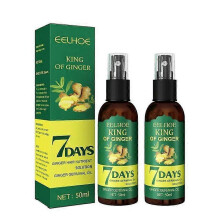 (2pcs) Ginger Hair Growth Serum Sprayer Hair Regrowth s Grow Thicker Longer Hair Accelerate Growth For Men And Women