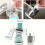 (Black) Manual Rotary Vegetable Cutter & Shredder , Featuring Blade Storage & Replaceable Accessories - Heavy-Duty Plastic 6