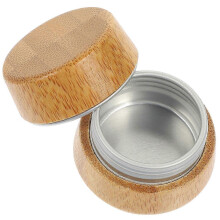 Balm Tins Lip Balm Container Travel Use Light Brown 3.2x3.2x2.4cm Refillable 1Pack!xx2