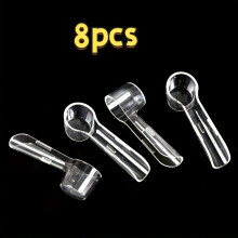 (8pcs) Plastic Electric Toothbrush Case, Brush Head Protector, Portable Toothbrush Head Storage Box, Reusable, Dustproof