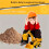 Inertia Engineering Vehicle Simulation Multi-Function Excavator, Bulldozer, Dump Truck, Three-in-One Toy 2