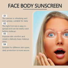 (3pcs) Grass-Fed Beef Tallow Sunscreen SPF50+ Sunblock Natural Mineral Sunscreen Non-Greasy for Face Body New Arrival