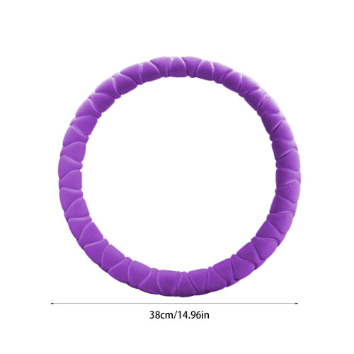 Steering Wheel Cover Polyester Velvet 38cm Elastic 2