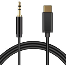 Kabel USB-C do 3,5 mm AUX (3 stopy) – kompatybilny ze słuchawkami, głośnikami i urządzeniami USB-C bez portu 3,5 mm
