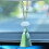 Handwoven rearview mirror pendant for car dashboard 4