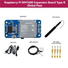 For Raspberry Pi 4G Expansion Board SIM7600G-H 4G HAT (B) LTE Cat-4 4G 3G 2G GNSS Positioning Global for RPi Zero W