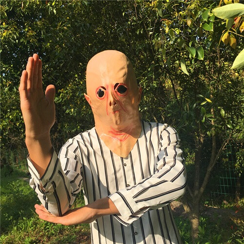 (Udenjordisk) Latex maske til alien prank 2