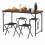 Ensemble camping pliant - SPRINGOS - CS0180 - format valisette - 4 chaises - table réglable 3 hauteurs 1
