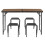 Ensemble camping pliant - SPRINGOS - CS0180 - format valisette - 4 chaises - table réglable 3 hauteurs 2