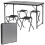 Ensemble camping pliant - SPRINGOS - Valisette pliable - 4 chaises - Réglable 3 positions - Prémonté 3