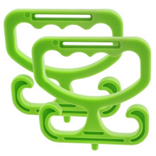 Porta borse della spesa resistenti, 2 pezzi, portata massima 45 kg (100 libbre)