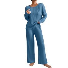 Women's 2-Piece Lounge Pajama Set with Pockets, S–2XL
