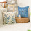 Μαξιλαροθήκη Forget Me Not Blue Throw 18x18 ιντσών, σετ 4 τεμαχίων 2