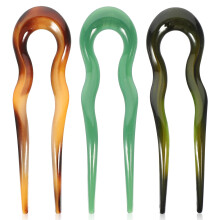 Fourchettes à cheveux françaises Tinksky en forme de U (3 pièces)