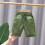 Pojkshorts Gröna Casual Cargobyxor 7 År 2