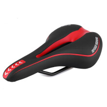 (Blue) Comfortable Bicycle Seat Saddle Breathable Soft Bike Seat Cushion With Central Relief Zone for Road