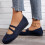 Bailarinas multicolor de punta redonda para mujer, talla 8.5 1