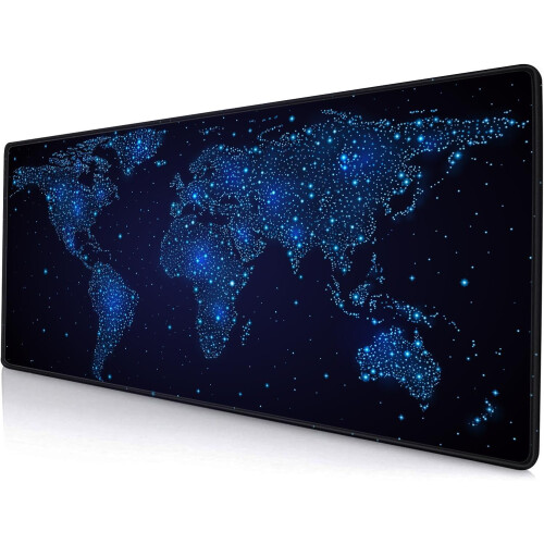 Mousepad Gamer Mapa Mundi Galáctico 80x30cm