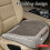Linen Seat Cushion with Mesh Insert and Cooling Perforations 6