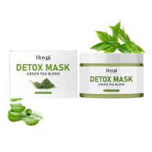 Green Tea Facial Cleansing Mask, Pore Cleanser, Acne & Blackhead Remover, Moisturizing, Skin Refresh ,100g
