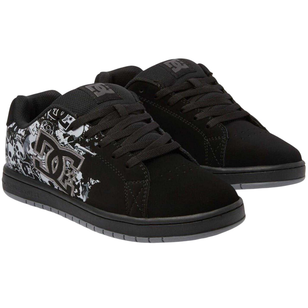 Dc (8.5 Uk, Black/Gum) Mens Gaveler Suede Skate Shoes