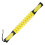 (Yellow) Muscle Roller fMassage Roller with Handle for Back 1