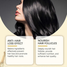 Batana Oil for Hair Growth, 4-in-1 Pure & Unrefined Honduran Oil with Rosemary, Castor, Pumpkin Seed Oil, Nourishes, Strengthens, Promotes Healthy Hai