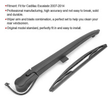 Rear Windshield Wiper Arm Blades Assembly Aerodynamic Design Windshield Wipers Auto Accessories