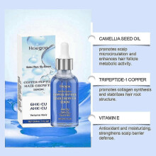 (4) 1-5x 10% GHK-CU 5% AHK-CU Copper Peptide Serum Powerful Hair Growth Treatment, Reduces Thinning & Thickens Hair,kkoukL