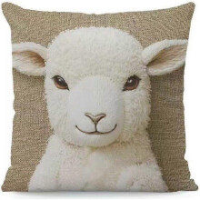 (1pcs, 19) Alpaca Pillow Case 45x45cm - Short Plush Sofa Cushion Cover - Home Decor