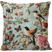 (1pcs, 23) Alpaca Pillow Case 45x45cm - Short Plush Sofa Cushion Cover - Home Decor