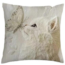 (1pcs, 27) Alpaca Pillow Case 45x45cm - Short Plush Sofa Cushion Cover - Home Decor