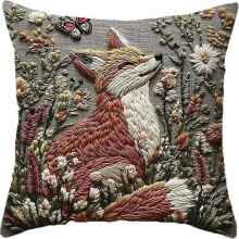 (1pcs, 4) Alpaca Pillow Case 45x45cm - Short Plush Sofa Cushion Cover - Home Decor