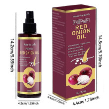 100% Natural Red Onion Oil for Hair Growth, Supports Long, lustrous & Shiny Hair, Smoothes & Volumiuns Hair, Onion Hair Oil for All Hair Types