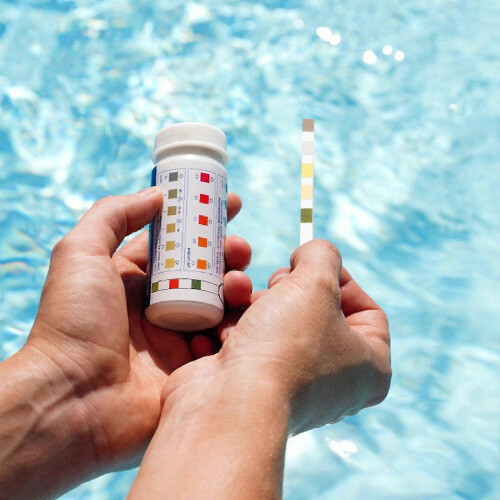 new 50Pcs Pool Test Strips for pH swim Pool Test Strips Portable Water Test Strips Testing Tools 2