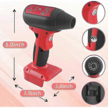 new Compressed Turbo Blower for Milwaukee M18 18V Battery, Jet Fan 4-Speed Max 130000RPM