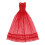 Robe de soirée rouge pour poupée de 60 cm 1