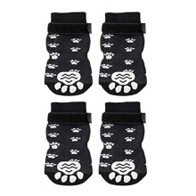 paires de chaussettes antidérapantes pour chiens avec sangles pour sols durs – Contrôle de l'adhérence et protection des pattes, compatibles