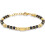 Women's Beaded Boho Bracelet Silver Gold 7+1 Inch 1