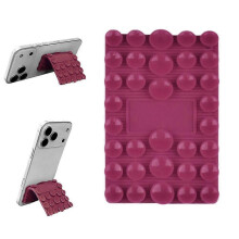 (Dark purple) Flexible Silicone Folding Stand - Strong Suction Universal Fit